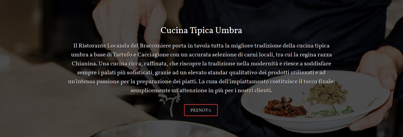 Sito web per Ristorante - Maxi slider in homepage